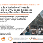 Flyer_The Right to the City and the UN Binding Treaty on Transnational Corporations and Human Rights_ES